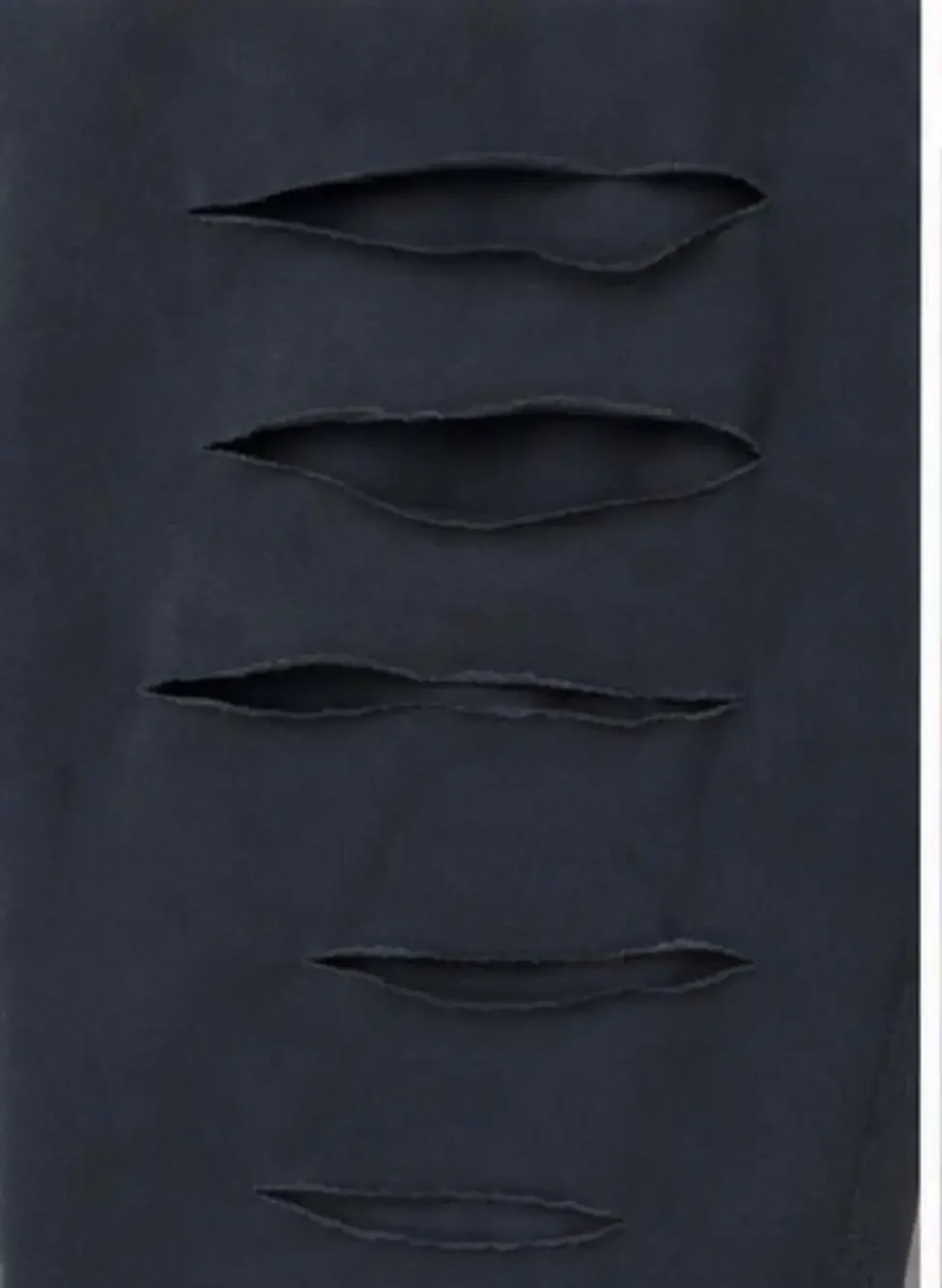 Alo Yoga High-Waist Ripped Warrior Leggings Black